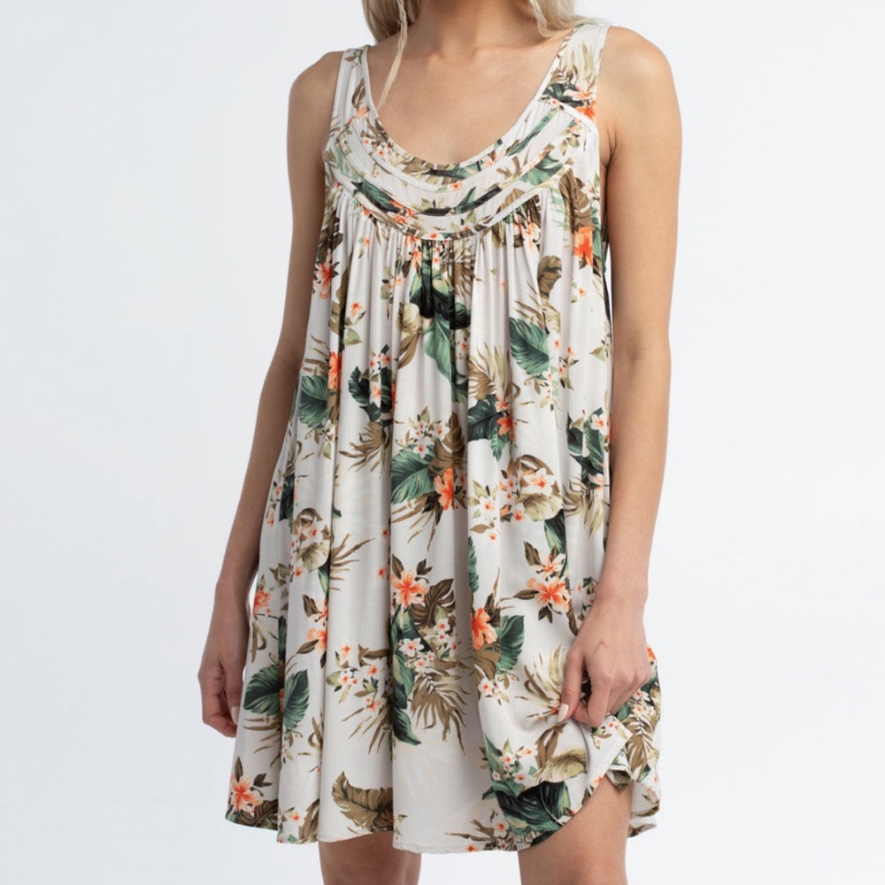 5 for $20 Deal- Rip Curl Floral Beach Pool Dress Cover Up- Size XS
